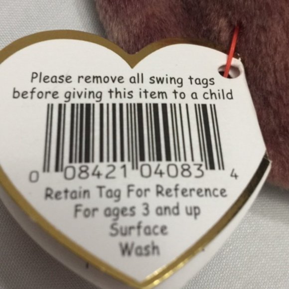 TY Beanie Baby Claude the Crab Collector Tag Errors 1996 - Picture 4 of 6